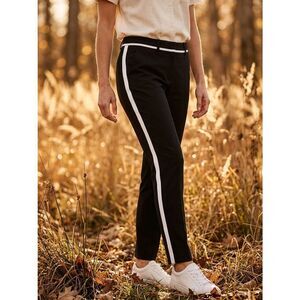 ☔️💜Mercer & Madison Black & White Tuxedo Style Pants Size 6